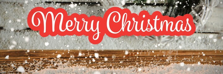 Poster - Composite image of white and red greeting card