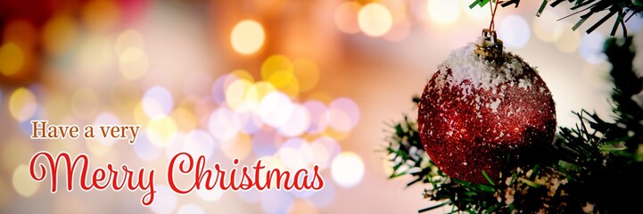 Poster - Composite image of christmas card