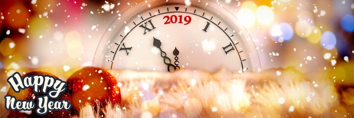 Poster - Composite image of happy new year