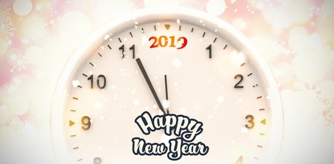 Composite image of happy new year