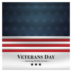 Wall Mural - veterans day, November 11, honoring all who served, posters, modern brush design vector illustration