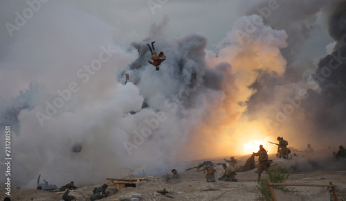 Fotomural Military-historical festival in Crimea.
