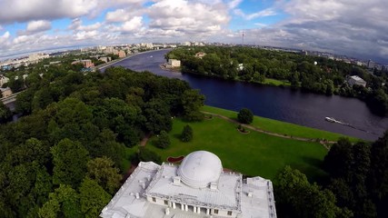 Wall Mural - Russia. Saint-Petersburg. Elagin Palace on Elagin island.