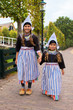 Children in national vintage Dutch costumes.