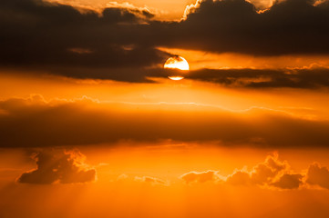 Canvas Print - Sunset in Bali