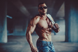Man bodybuilder