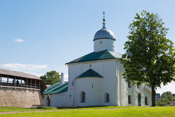 St. Nicholas church, Izborsk fortress, Russia.