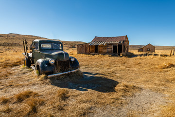 Wall Mural - Early Morning Glow over the Bodie Ghost Town