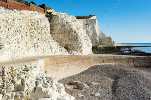 Walk To The Splash Point In Seaford East Sussex England Cliffs