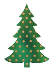 Wall Mural - Green Christmas tree