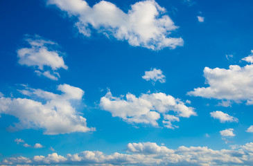 Wall Mural - cloud and blue sky on a sunny day