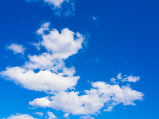 Wall Mural - clouds and blue sky on a sunny day