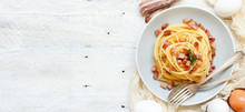 Traditional Italian Dish Spaghetti Carbonara