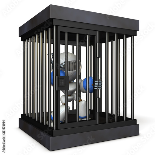 Foto  投獄された哀れなロボット