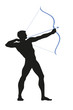 Archer, bowman silhouette
