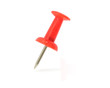 © Photo Market - Red Pushpin close up on an isolated background