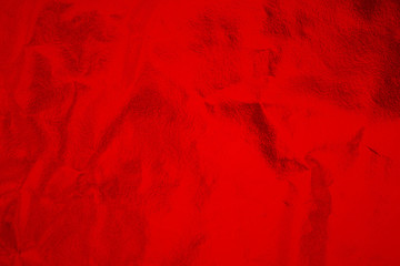 Red foil texture background