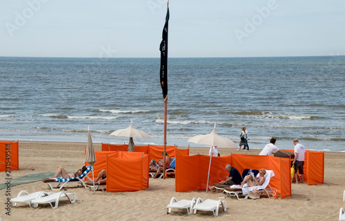 Beach Chairs For Al And Windscreens This Stock Photo Beach Chairs For Al And Windscreens