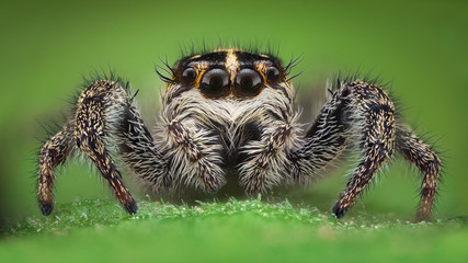 extreme magnification - jumping spider