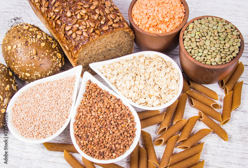 Fotografía Carbohydrates - a basic source of energy for the human body.