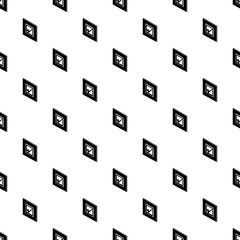 Poster - Voted sign pattern vector seamless repeating for any web design