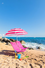 Wall Mural - Relaxing at the beach