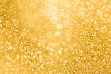 Gold Glitter Sparkle Glam Background Texture For Golden Christmas Sparks, Wedding Anniversary Or Birthday