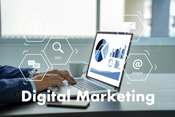 Poster - digital marketing media search engine seo startup project