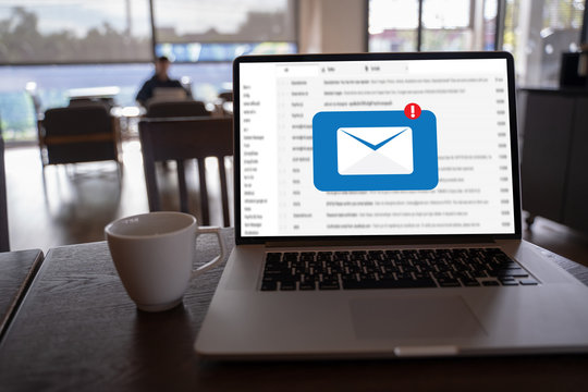 Mail Communication Connection message to mailing contacts phone Global Letters Concept
