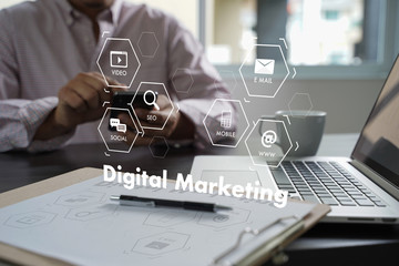 Poster - digital marketing media search engine seo startup project