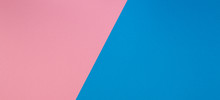 Blue And Pink Two Tone Diagonal Devided Color Paper Background