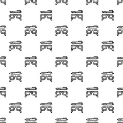 Poster - Glasses and pen pattern seamless repeat background for any web design