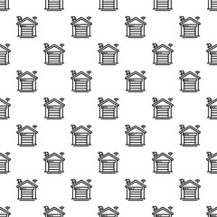 Poster - Smart garage pattern seamless repeat background for any web design