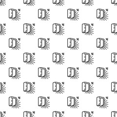 Poster - Smart outdoor light pattern seamless repeat background for any web design