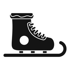 Canvas Print - Winter skates icon. Simple illustration of winter skates vector icon for web design isolated on white background