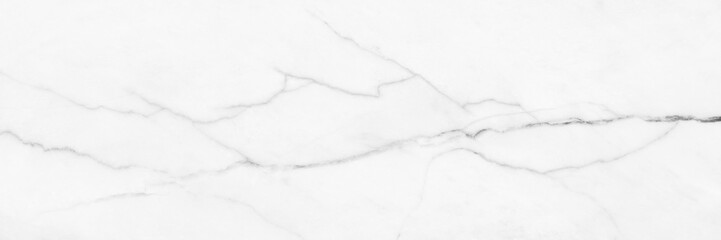 Wall Mural - panoramic white background from marble stone texture for design