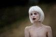 © ancamilushev - Spooky nude woman portrait outdoor