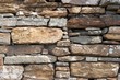 © imageBROKER - Old stone wall, background image, Scotland, Great Britain