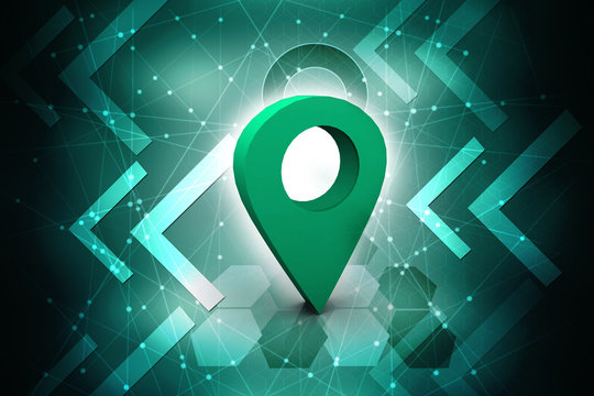 3d  rendering travel and navigation planning, concept