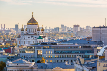 Wall Mural - Cathedral of Christ the Savior church cathedral, Moscow, Russia.