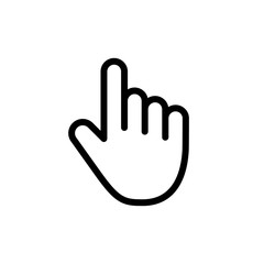 Fototapete - Computer mouse click cursor gray arrow icons set and loading icons. Cursor icon. Vector illustration.