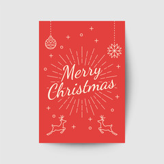 Wall Mural - christmas greeting card