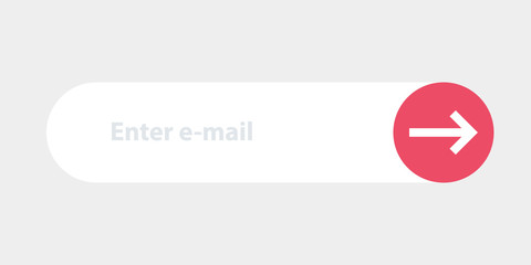 Poster - abstract text boxes with arrows. enter e-mail banner