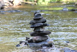 Fototapeta Desenie - stacked rocks 2