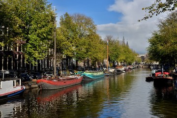 Wall Mural - boats in canal