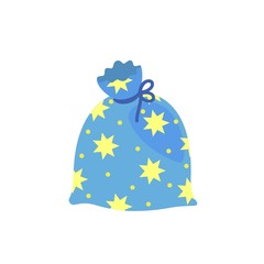 Poster - Magic star bag icon. Flat illustration of magic star bag vector icon for web design