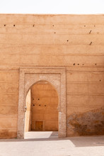 An Arched Doorway In Morocco