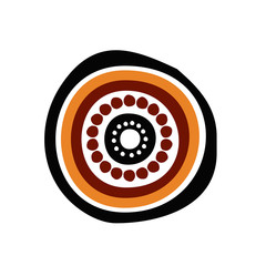 Poster - aboriginal art design icon logo template