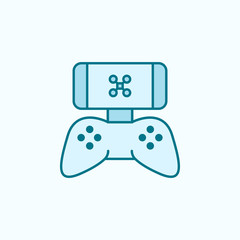 Fototapete - droning board  field outline icon