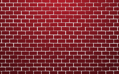 red brick wall vector illustration background